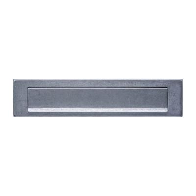 Intersteel Brievenbus met Klep/regenrand RVS Getrommeld 340 x 76mm