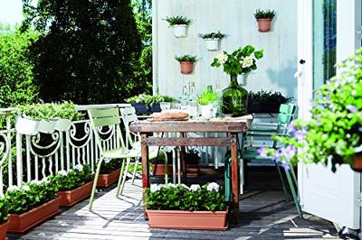 Elho Green Basics Balkonbak Plantenschotel Zwart 60cm - thumbnail
