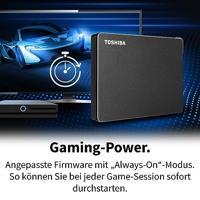 Externe Harde Schijf Toshiba CANVIO GAMING Zwart 2 TB USB 3.2 Gen 1 - thumbnail