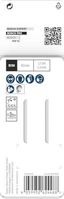 Bosch Accessoires PRO Metal curve T118EOF decoupeerzaagblad | 83 mm | 2-delig - 2608655099 - thumbnail
