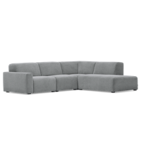 Hoekbank Soho Lichtgrijs Stof - thumbnail