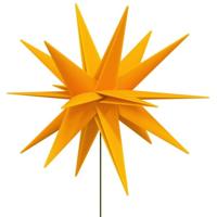 VidaXL Kerstlampen met grondpin en led&apos;s 3 st 35 cm geel - thumbnail