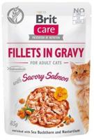 BRIT Care Filets in Jus zalmfilets in saus - nat kattenvoer - 85 g - thumbnail
