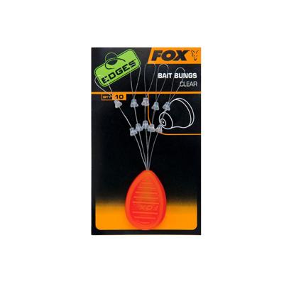 Fox Edges Bait Bungs Clear x 10