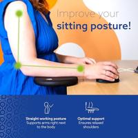 R-Go Tools Armsteun R-Go split, ergonomische armsteun in twee delen, verstelbaar, symmetrisch, met s - thumbnail