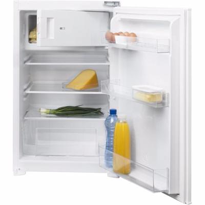 Inventum IKV0881S combi-koelkast Ingebouwd 123 l Roestvrijstaal, Wit