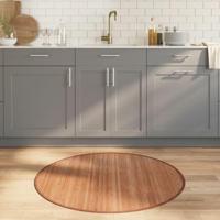 VidaXL Vloerkleed rond 100 cm bamboe naturel - thumbnail