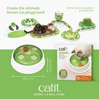 catit Ball Dome, interactief speelgoed voor katten, met bal - thumbnail