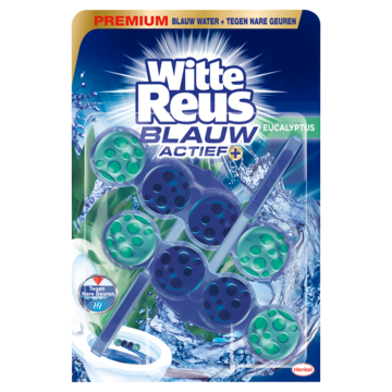 Witte Reus Toiletblok blauw actief eucalyptus 100 Gram