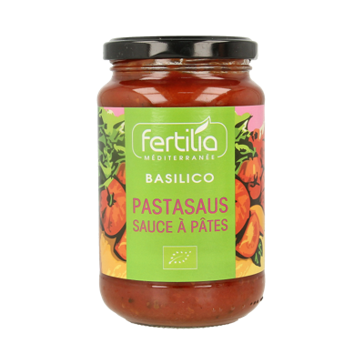 Fertilia Pastasaus basilico bio 350 Gram Fertilia Pastasaus basilico bio 350 Gram