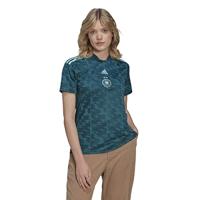 Duitsland Shirt Uit Dames 2022-2023 - Maat XS - Kleur: Groen | Soccerfanshop - thumbnail