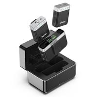 Ulanzi AM18 U-Mic draadloze microfoonset met 2 zenders en 8 GB opslag - thumbnail