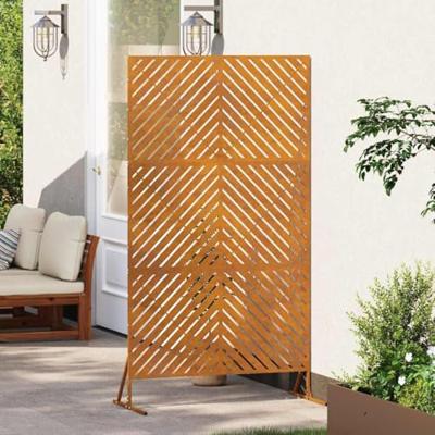 VidaXL Privacyscherm grijs 100 x 50 x 180 cm staal