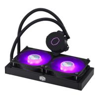 MasterLiquid ML240L V2 RGB - Vloeistof-koelsysteem - 2 x 120 mm - voor Socket LGA2066, LGA2011-v3, LGA2011, LGA1151, LGA1150, LGA1155, LGA1156, LGA1366, AM4, AM3+, AM3, AM2+, AM2, FM2+, FM2, FM1 - thumbnail