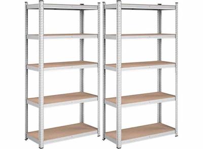 2x Profeco heavy duty opbergrek 180x90 cm - Stellingkast 10 planks x 175kg - RVS