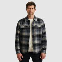Pme Legend Shirtjacket 1 Woolblend Check Psi2511260 Overshirt 5282 Carbon - thumbnail
