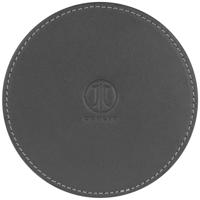 JT Berlin Kreuzberg 10 cm Onderzetter Echt leer Zwart 10427 - thumbnail