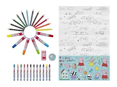 Undercover Kleurkoffer peppa pig - 44dlg.