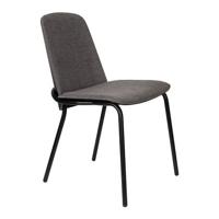 Zuiver Eetkamerstoel 'Clip' Stof, kleur Antraciet - thumbnail