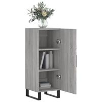 Dressoir 34,5x34x90 cm bewerkt hout grijs sonoma eikenkleurig - thumbnail