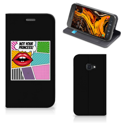 Samsung Galaxy Xcover 4s Hippe | Standcase | Popart Princess Samsung Galaxy Xcover 4s Hippe | Standcase | Popart Princess