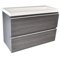 Wiesbaden onderkast 80 cmx36 cm zo.wastafel houtn. grijs - thumbnail