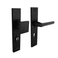 SKG3 Veiligheidsschilden rechthoekig geveerd greep/kruk profielcilindergat 72mm met kerntrek beveili - thumbnail