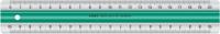 Linex antislip liniaal 20 cm groen/transparant - thumbnail