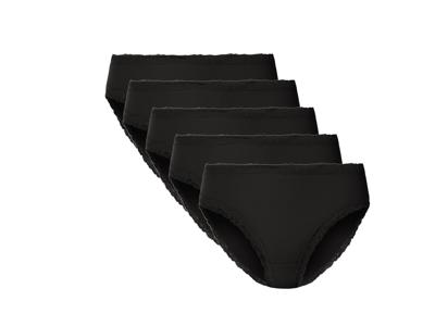 esmara 5 Dames onderbroeken (Zwart, S (36/38))