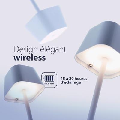 Tafellamp securit georgina led opl dimbaar wit