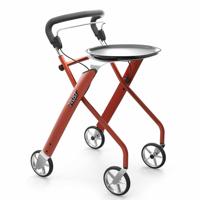 Binnenrollator Let's Dream (6,5 kg) | TrustCare | Oranje | Met dienblad | Design | TCLD501 - thumbnail