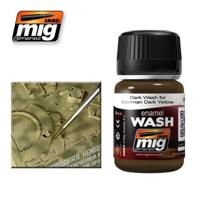MIG Brown Wash for German Dark yellow 35ml - thumbnail