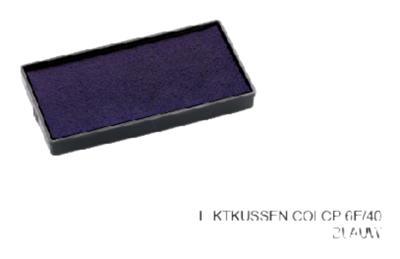 Stempelkussen colop e40 blauw