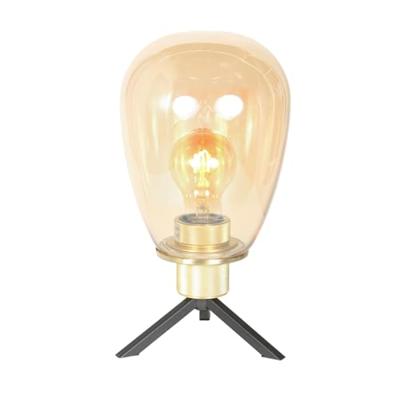 Steinhauer TafellampReflexion Ø 15cm - met amber glas - 2682ME