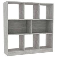 Boekenkast 97,5x29,5x100 cm bewerkt hout betongrijs - thumbnail
