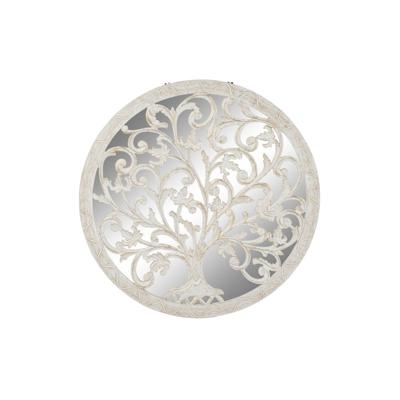 Wanddecoratie DKD Home Decor Boomstructuur Hout MDF (90 x 2 x 90 cm)