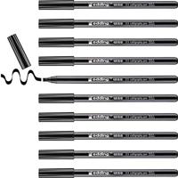Kalligrafiepen edding 1255 3.5mm zwart | 10 stuks - thumbnail