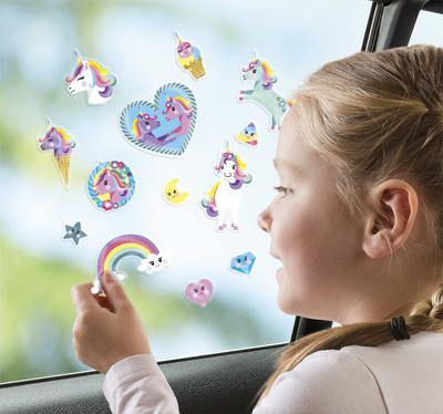 Totum eenhoorn raamstickers