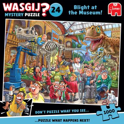 Wasgij Mystery 24 Paniek in het Museum Puzzel 1000 stukjes