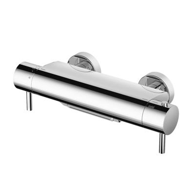 Hotbath Buddy thermostatische badmengkraan met cascade uitloop verouderd ijzer B021AI