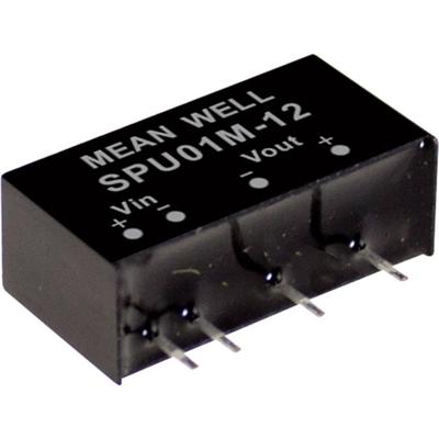 MEAN WELL SPU01M-05 DC/DC-convertermodule 200 mA 1 W Aantal uitgangen: 1 x Inhoud 1 stuk(s) MEAN WELL SPU01M-05 DC/DC-convertermodule 200 mA 1 W Aantal uitgangen: 1 x Inhoud 1 stuk(s)