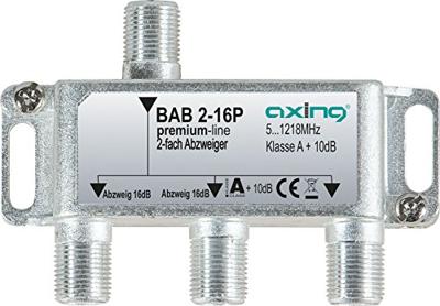 Axing BAB 2-16P Kabel-TV lasdoos 2-voudig 5 - 1218 MHz