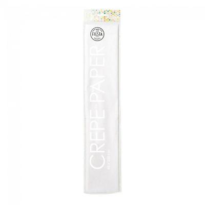 Globos Crepepapier wit, 50x250cm