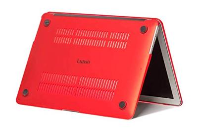 Lunso MacBook Pro 13 inch (2016-2019) cover hoes - case - mat rood Lunso MacBook Pro 13 inch (2016-2019) cover hoes - case - mat rood
