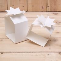 Bonbon doosjes - Chocolade doosje - Banderol ster goud mat tekst - 100 stuks - thumbnail