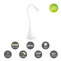 Light depot - LED bureaulamp Flex - 48,5 cm - wit - Outlet - thumbnail
