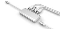 LMP Hub Video 5-poorts USB C met HDMI, USB 3.0 en USB-C - zilver - thumbnail