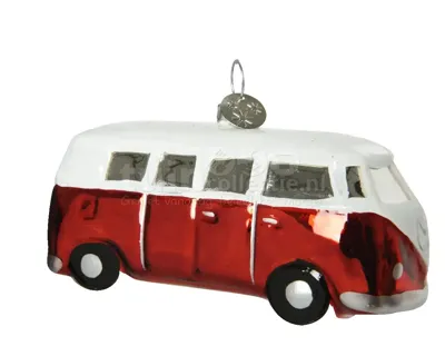 Kerstornament Volkswagen Bus Rood 1st