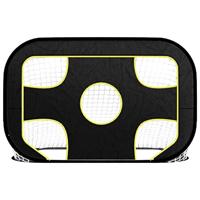 Voetbaldoel met doelwit 120x80x80 cm polyester - thumbnail