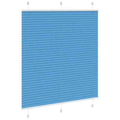 Pliss rolgordijn 115x150cm stofbreedte 114,4cm polyester blauw
